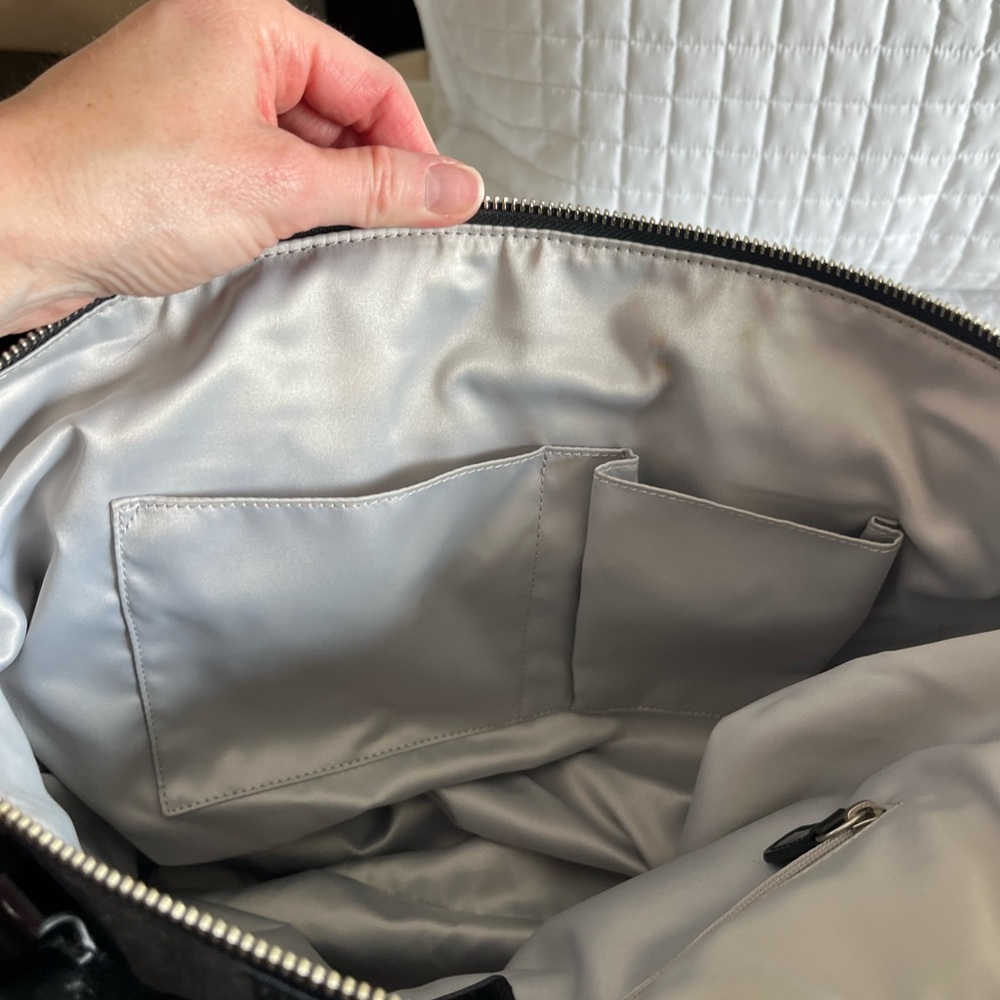 Coach Black Signature Poppy Hearts Glam Bag - Picture 13 of 14